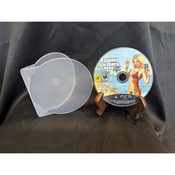 Grand Theft Auto Five V GTA 5 PlayStation 3 PS3 Disc Only Tested Generic Case - Picture 1 of 1
